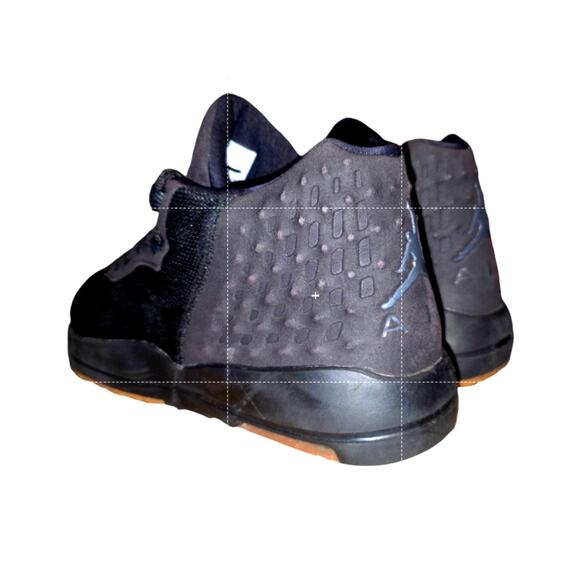 Air Jordan Academy Black Gum Men’s 10 Basketball Shoes - Picture 7 of 11